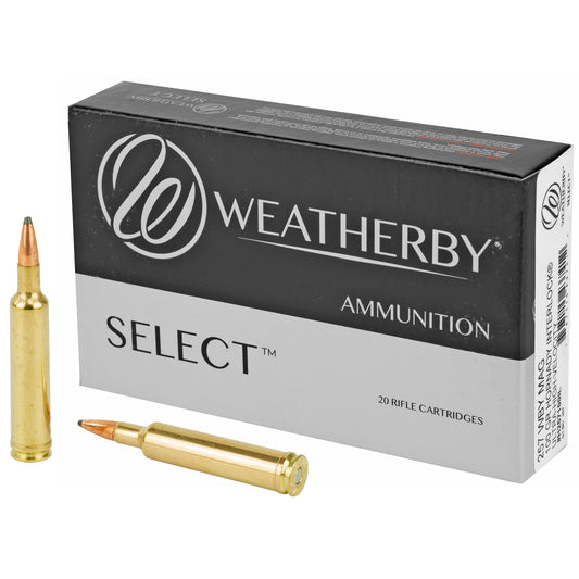 Weatherby Select 257 Weatherby Magnum 100-Grain InterLock Ammunition - 20 Rounds