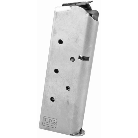 Ed Brown MAG ED BROWN 45ACP Officer 7-Round Silver Magazine