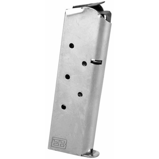 Ed Brown MAG ED BROWN 45ACP 7-Round Silver Magazine for 1911 Pistols