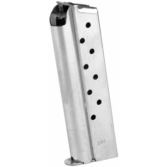 Ed Brown MAG ED BROWN 38SUP 9RD STS * 9-Round .38 Super Magazine in Silver