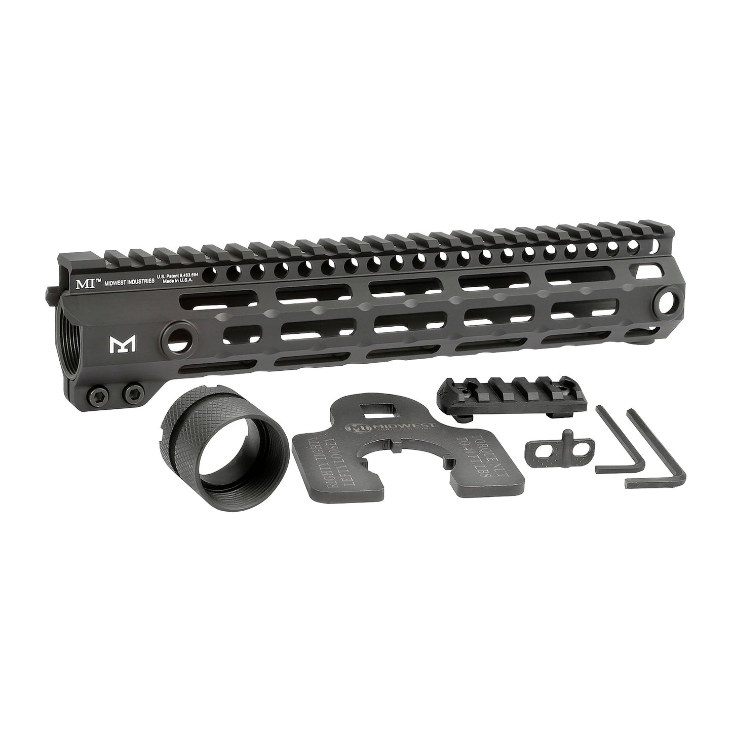 Midwest Industries Gen 4 M-Series 10.5 Inch M-LOK Handguard in Black