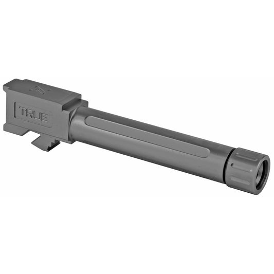 True Precision Threaded 9mm Barrel for Glock G19 - Black DLC Finish