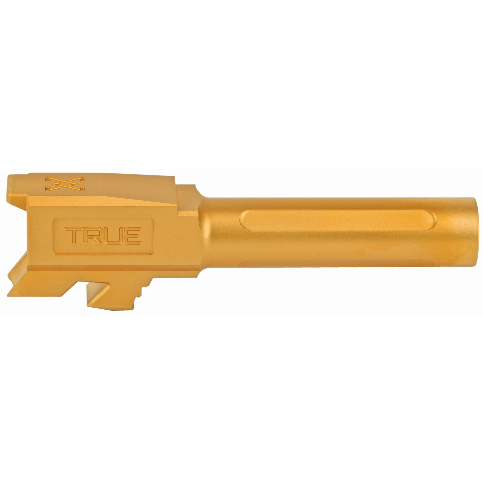 True Precision Gold 9mm Barrel for Glock G43 - High-Quality US-Made Firearm Part