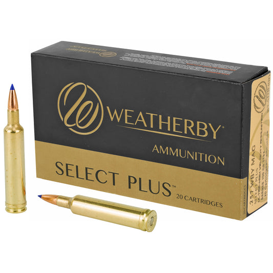 Weatherby Select Plus 257 Weatherby Magnum 100-Grain Tipped Triple Shock X Ammunition, 20 rounds per box