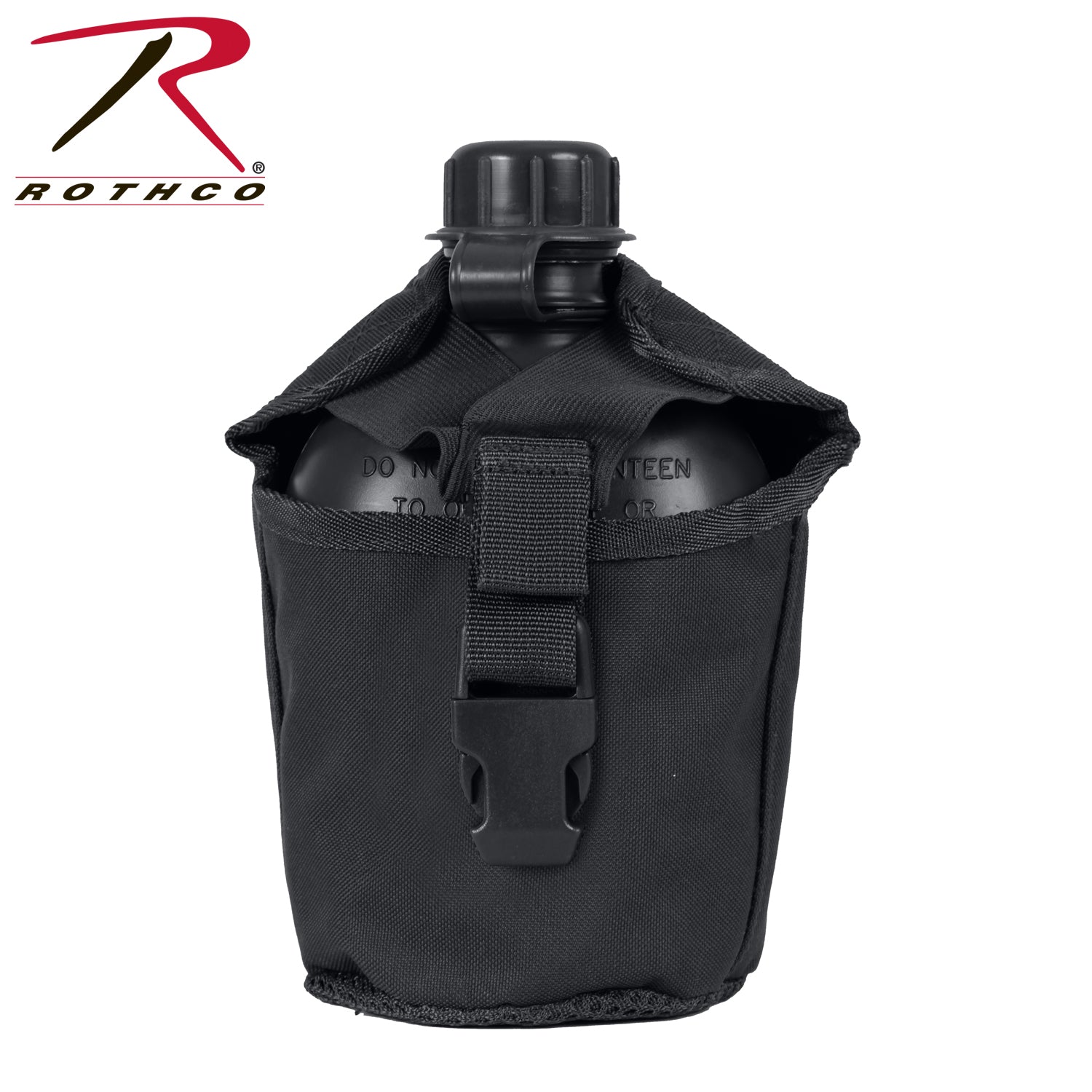 Rothco MOLLE Compatible 1 Quart Canteen Pouch / Cover Black
