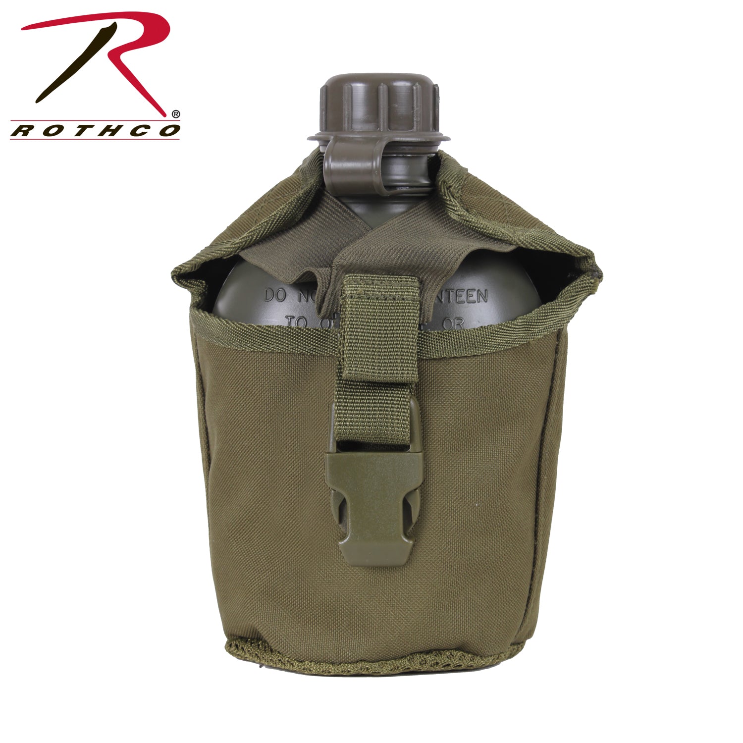 Rothco MOLLE Compatible 1 Quart Canteen Pouch / Cover Olive Drab