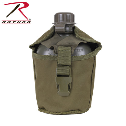 Rothco MOLLE Compatible 1 Quart Canteen Pouch / Cover Olive Drab
