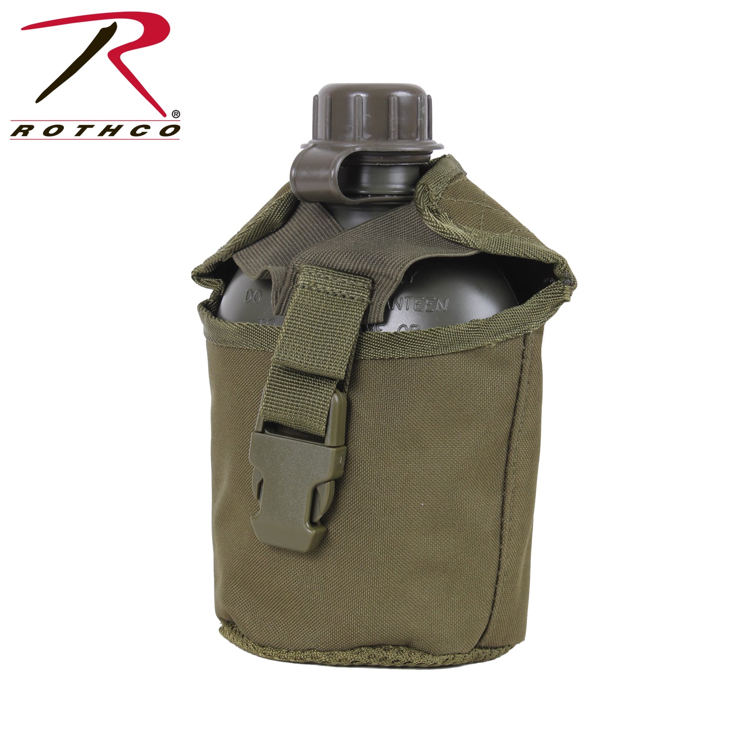 Rothco MOLLE Compatible 1 Quart Canteen Pouch / Cover Olive Drab