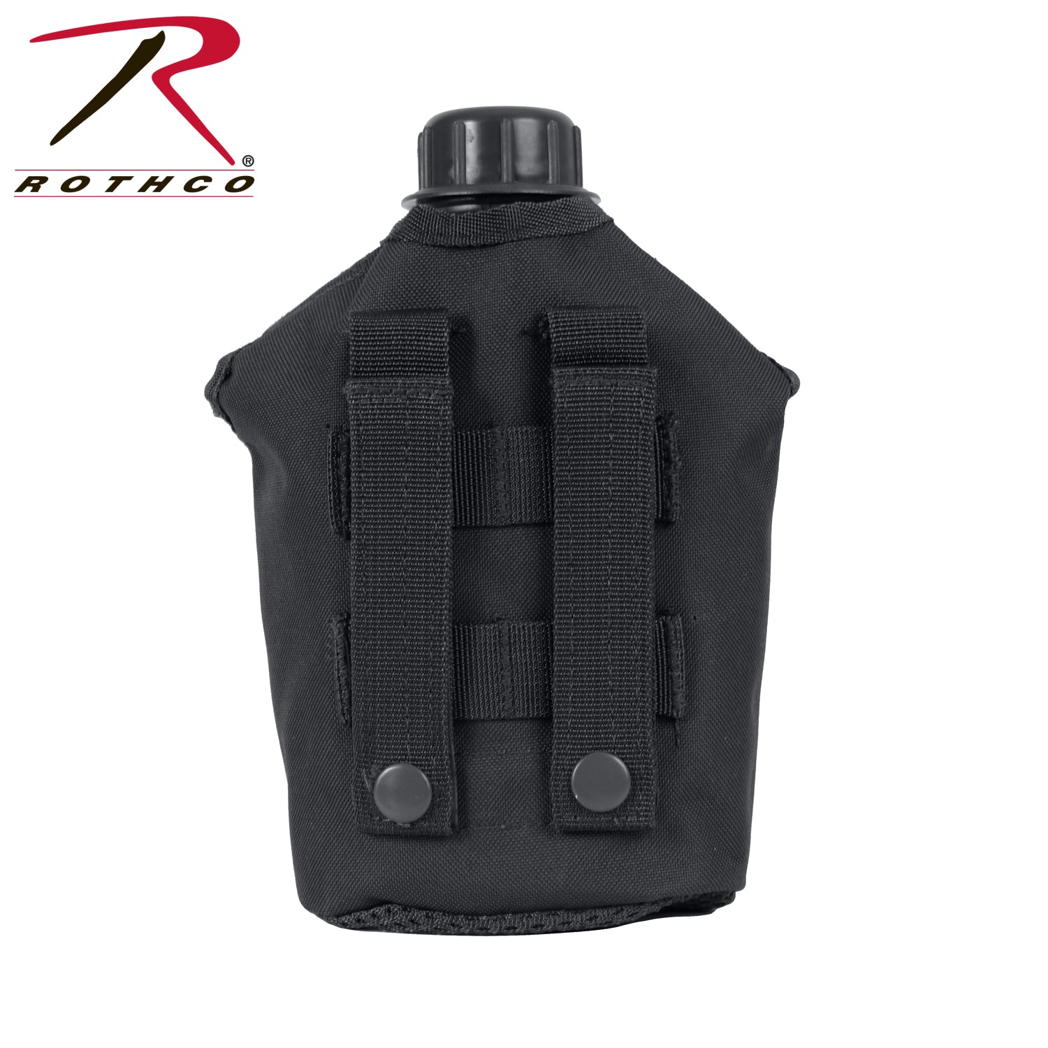 Rothco MOLLE Compatible 1 Quart Canteen Pouch / Cover Black
