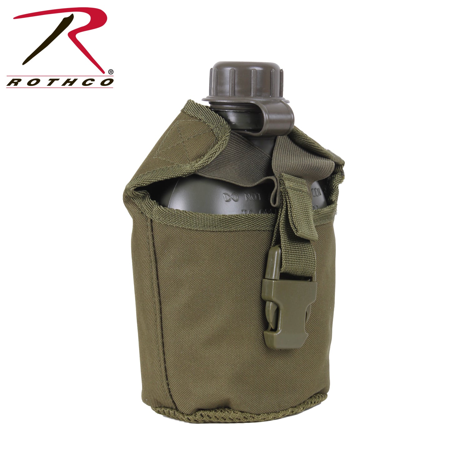 Rothco MOLLE Compatible 1 Quart Canteen Pouch / Cover Olive Drab