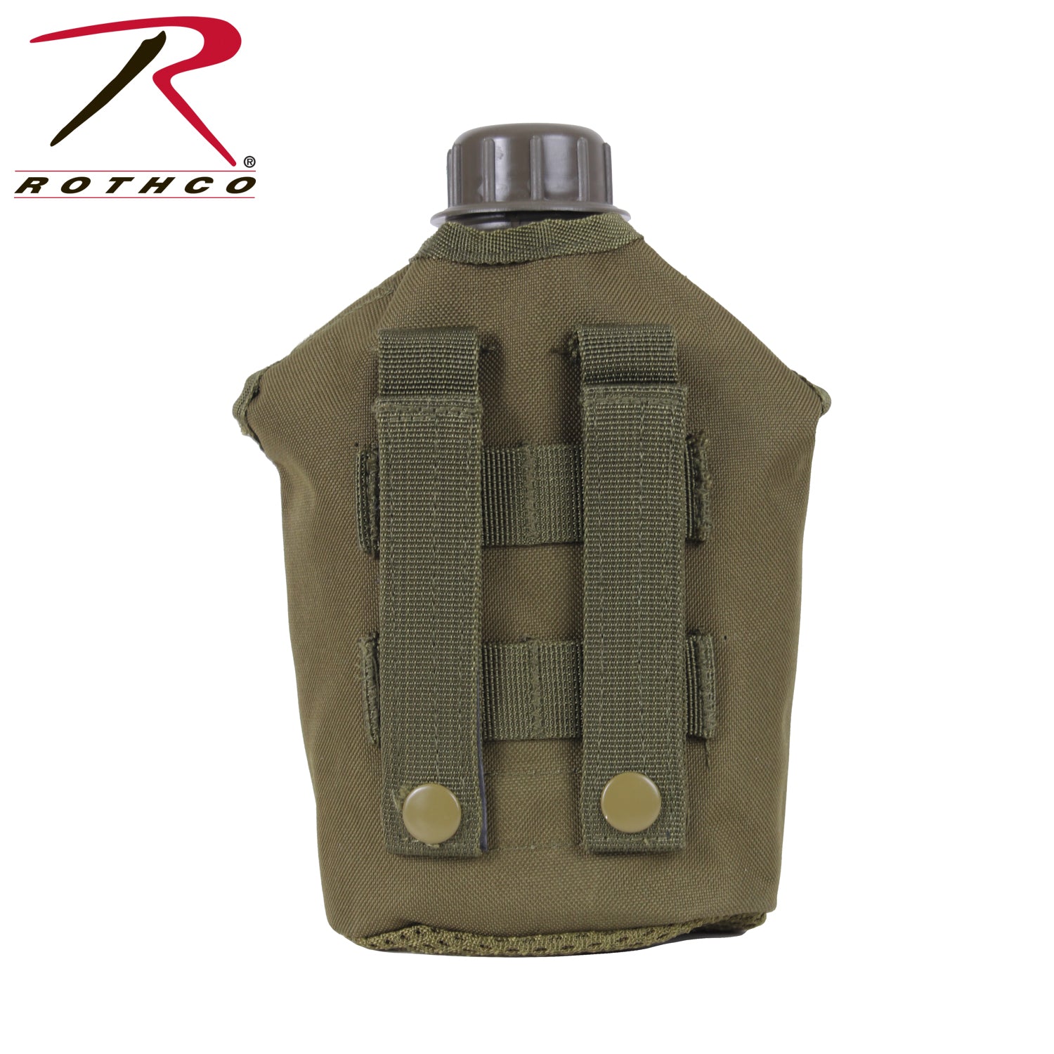 Rothco MOLLE Compatible 1 Quart Canteen Pouch / Cover Olive Drab