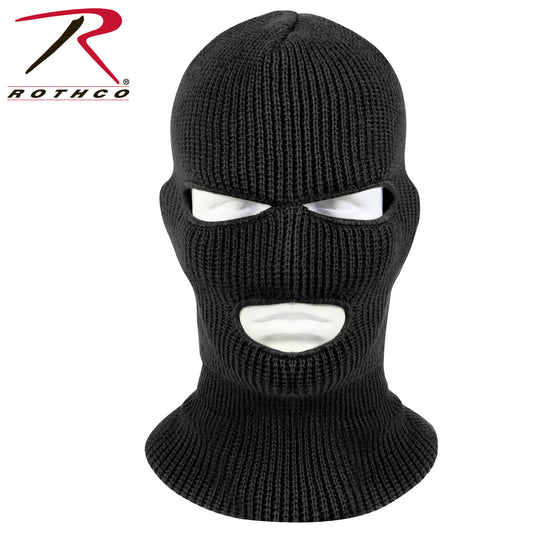 Rothco 3 Hole Face Mask Black Size One Size