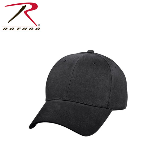 Rothco Supreme Solid Color Low Profile Cap Black Size One Size