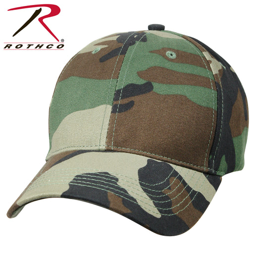 Rothco Supreme Camo Low Profile Cap Woodland Camo Size One Size