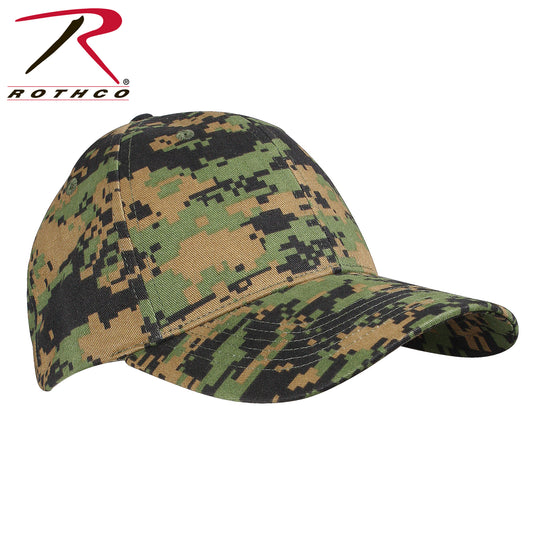 Rothco Supreme Camo Low Profile Cap Woodland Digital Camo Size One Size