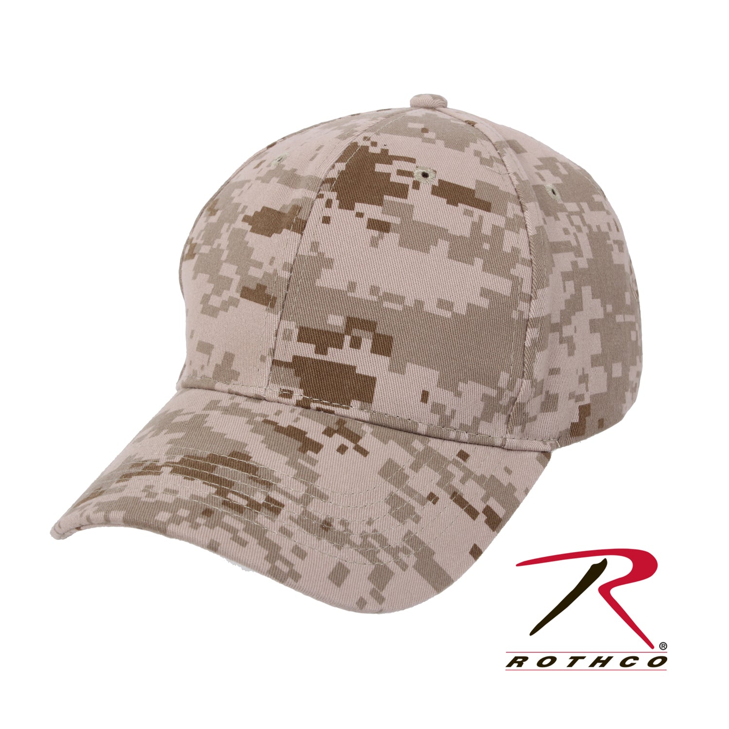 Rothco Supreme Camo Low Profile Cap Desert Digital Camo Size One Size