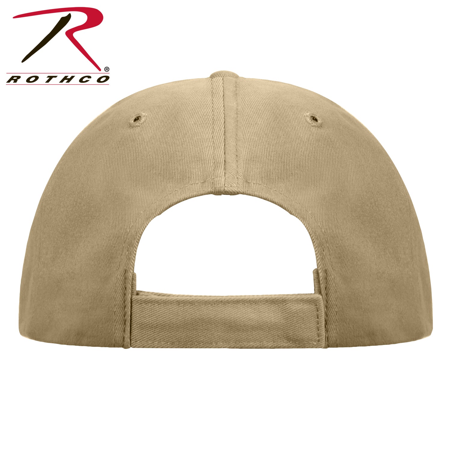 Rothco Supreme Solid Color Low Profile Cap Khaki Size One Size