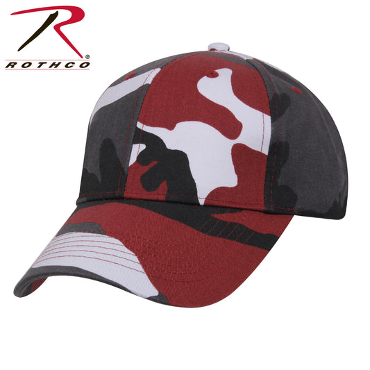 Rothco Supreme Camo Low Profile Cap Red Camo Size One Size