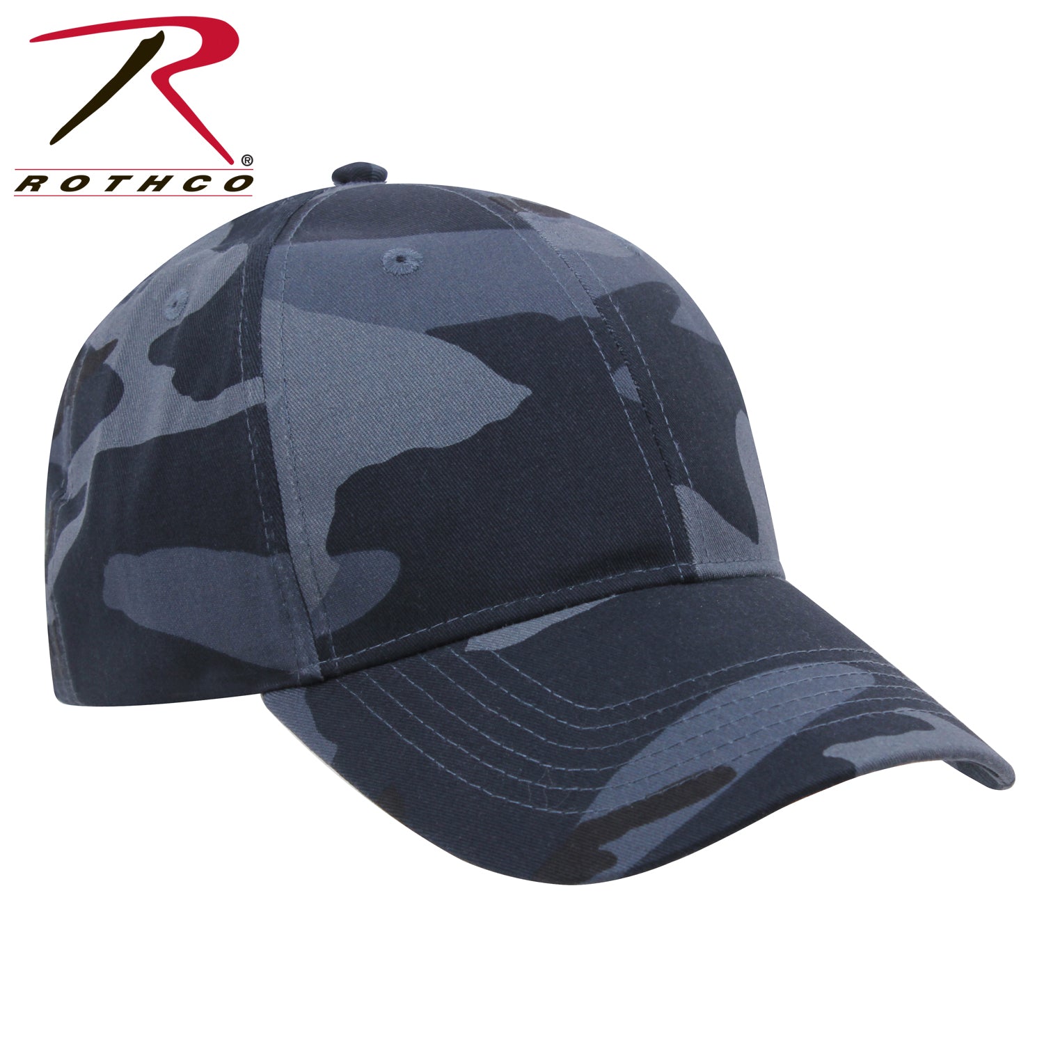 Rothco Supreme Camo Low Profile Cap Midnight Blue Camo Size One Size