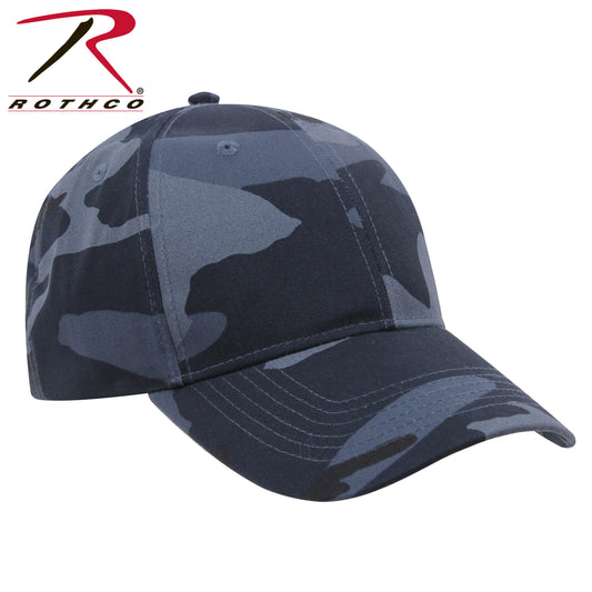 Rothco Supreme Camo Low Profile Cap Midnight Blue Camo Size One Size
