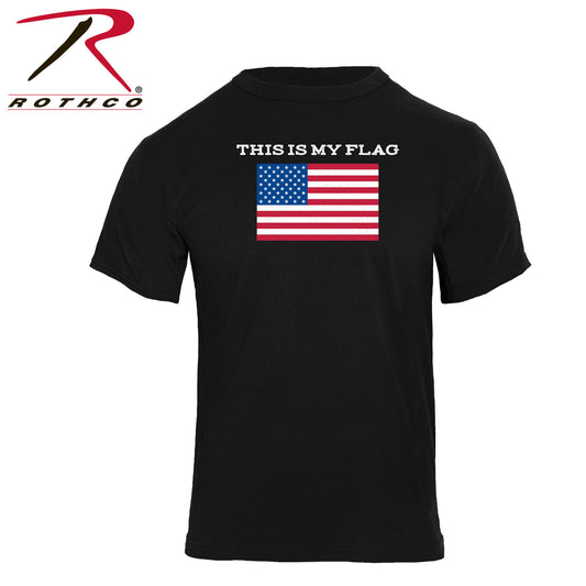 Rothco "This Is My Flag" T-Shirt Black Size M
