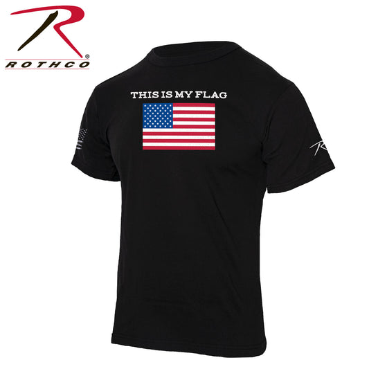 Rothco "This Is My Flag" T-Shirt Black Size M