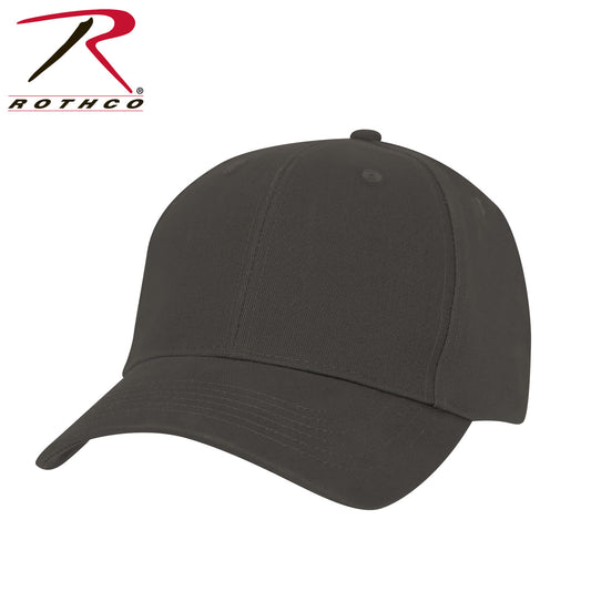 Rothco Supreme Solid Color Low Profile Cap Gunmetal Grey Size One Size