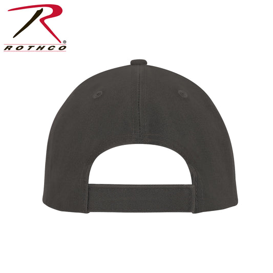 Rothco Supreme Solid Color Low Profile Cap Gunmetal Grey Size One Size