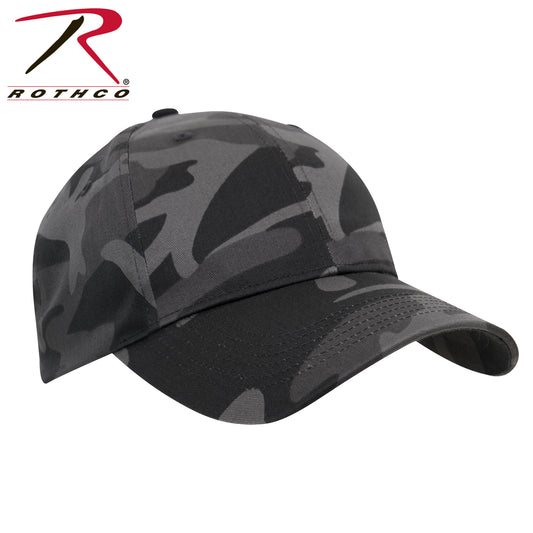 Rothco Supreme Camo Low Profile Cap Black Camo Size One Size