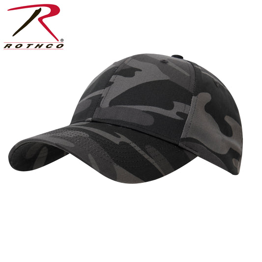 Rothco Supreme Camo Low Profile Cap Black Camo Size One Size