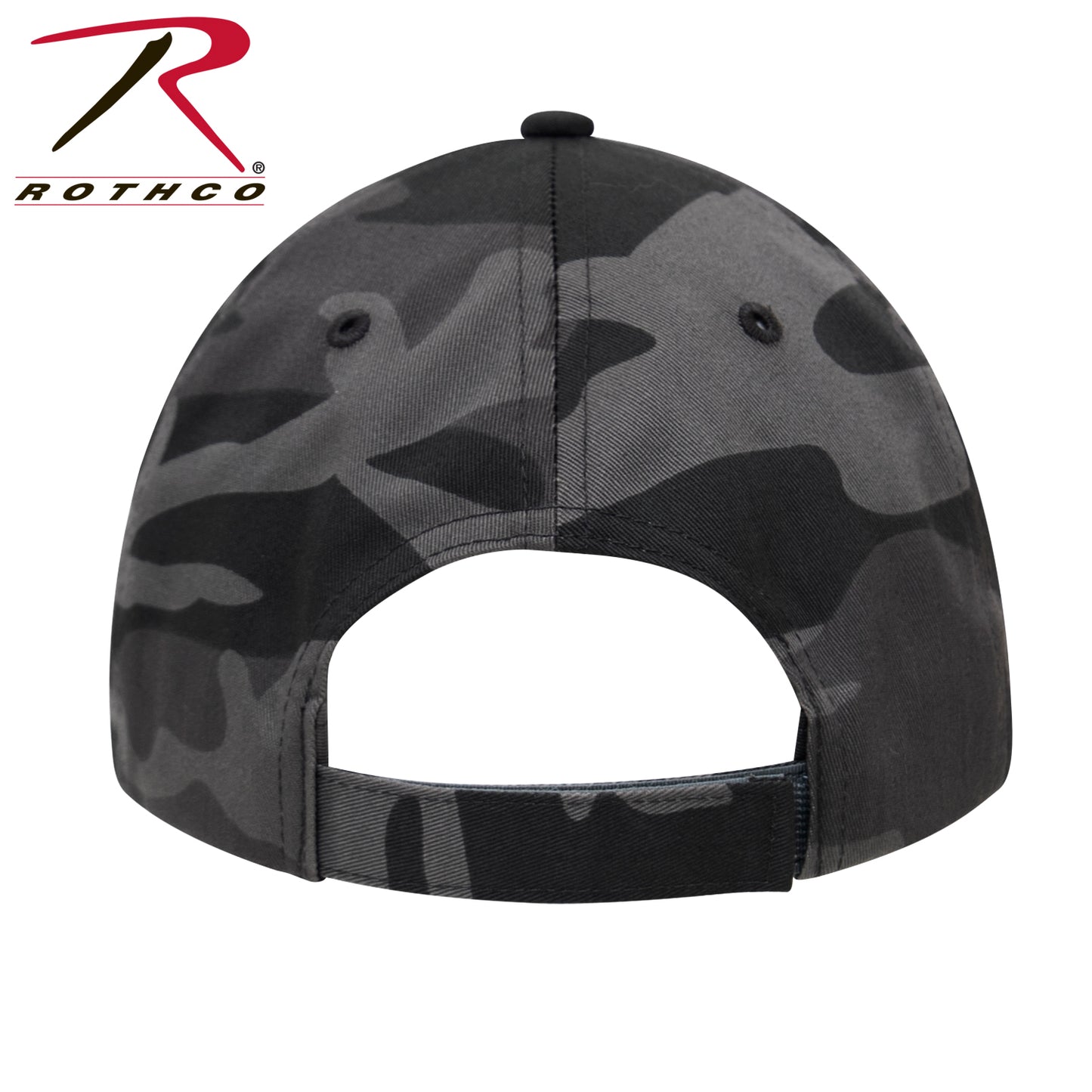 Rothco Supreme Camo Low Profile Cap Black Camo Size One Size
