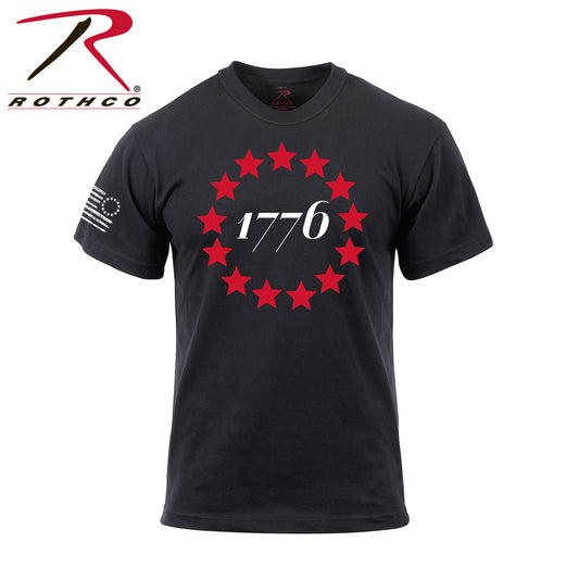 Rothco 1776 T-Shirt - Black Black Size 2XL