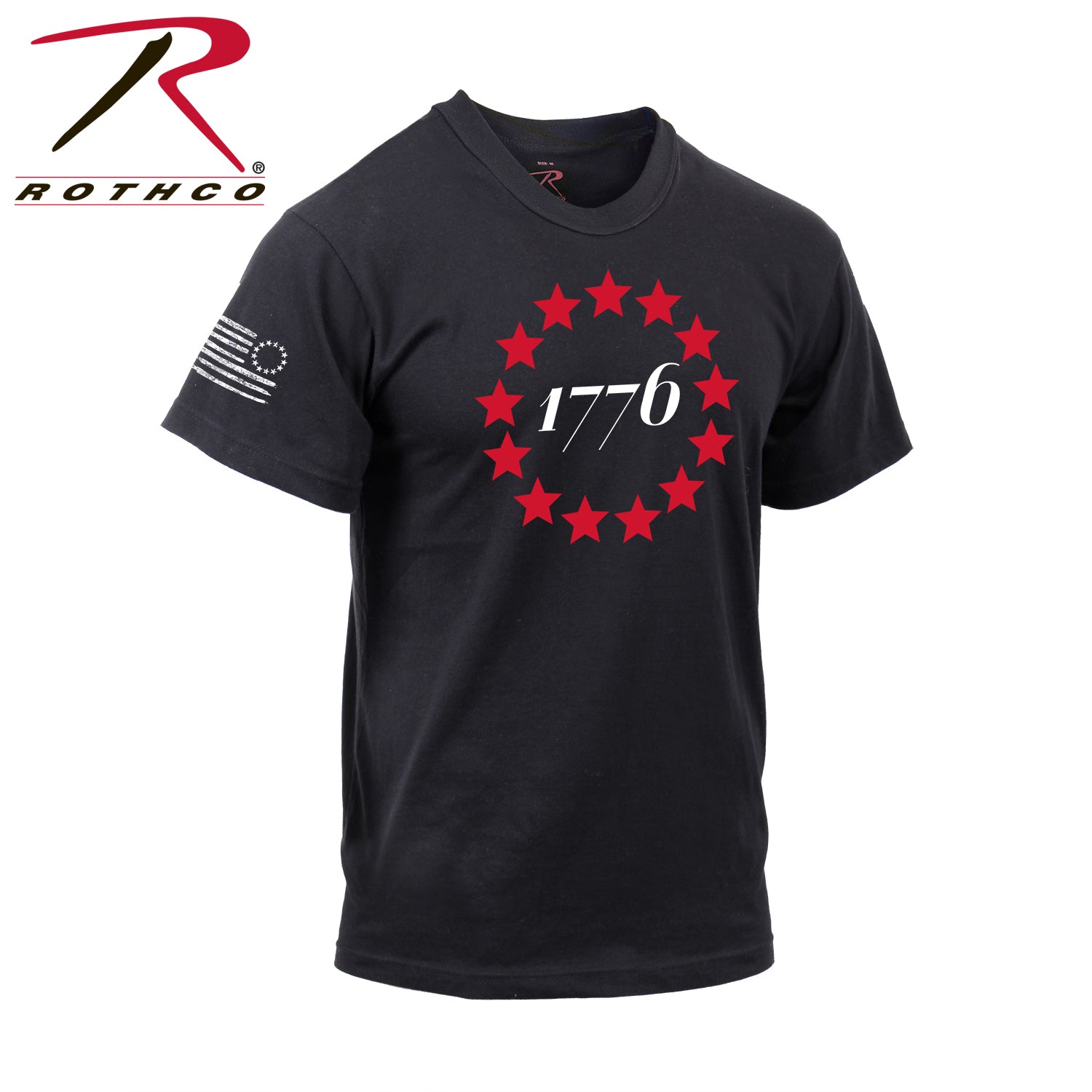 Rothco 1776 T-Shirt - Black Black Size XL