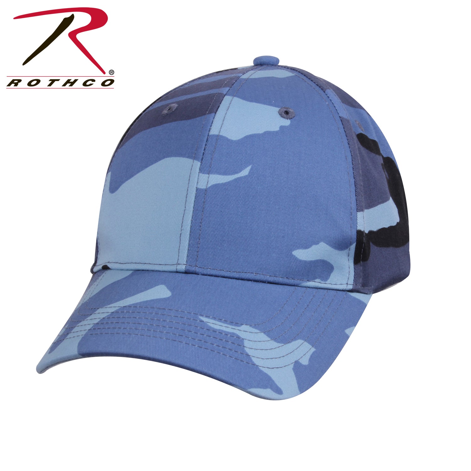 Rothco Supreme Camo Low Profile Cap Sky Blue Camo Size One Size