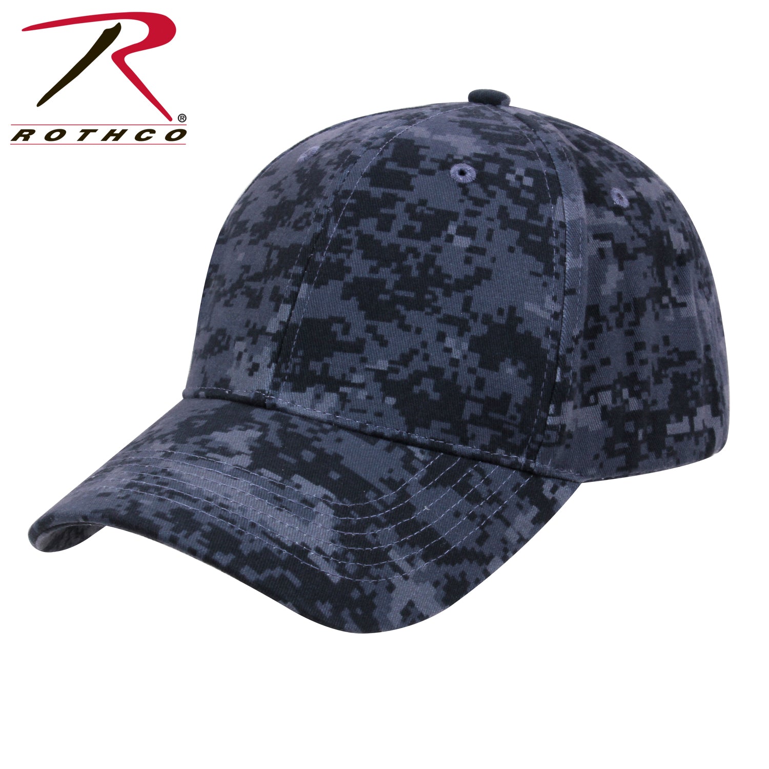 Rothco Supreme Camo Low Profile Cap Midnight Digital Camo Size One Size
