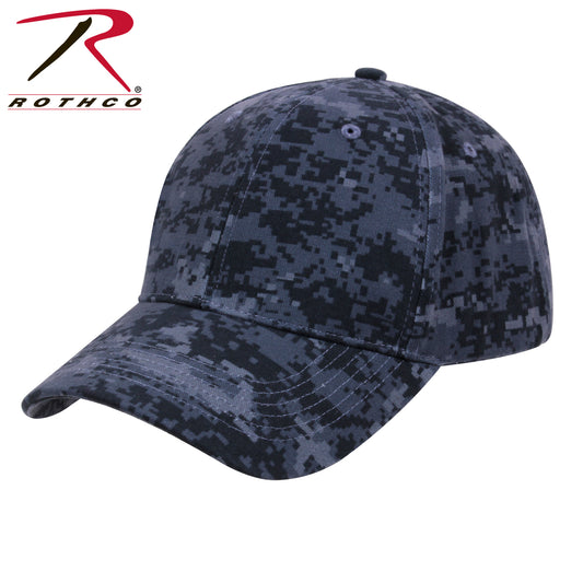 Rothco Supreme Camo Low Profile Cap Midnight Digital Camo Size One Size