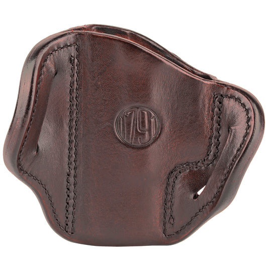 1791 Gunleather BH2.1 Right Hand Brown Leather Belt Holster