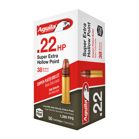 Aguila Ammunition 22LR High Velocity 38 Grain Hollow Point * 50 Rounds per Box, 2000 per Case