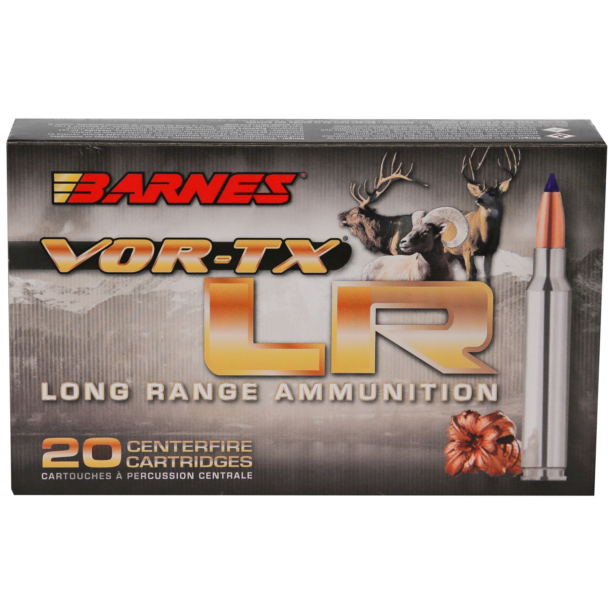 Barnes VOR-TX Long Range 6.5 Creedmoor 127 Grain LRX Ammunition (20 Rounds)