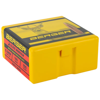 Berger Bullets 6.5mm Elite Hunter 140 Grain * Precision Match Grade Hunting Projectiles, 100 Count Box