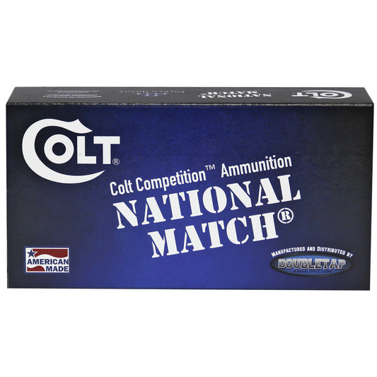 DoubleTap Ammunition Colt National Match 45 ACP 230-Grain FMJ Ammunition (50 Rounds per Box, 1000 Rounds per Case)