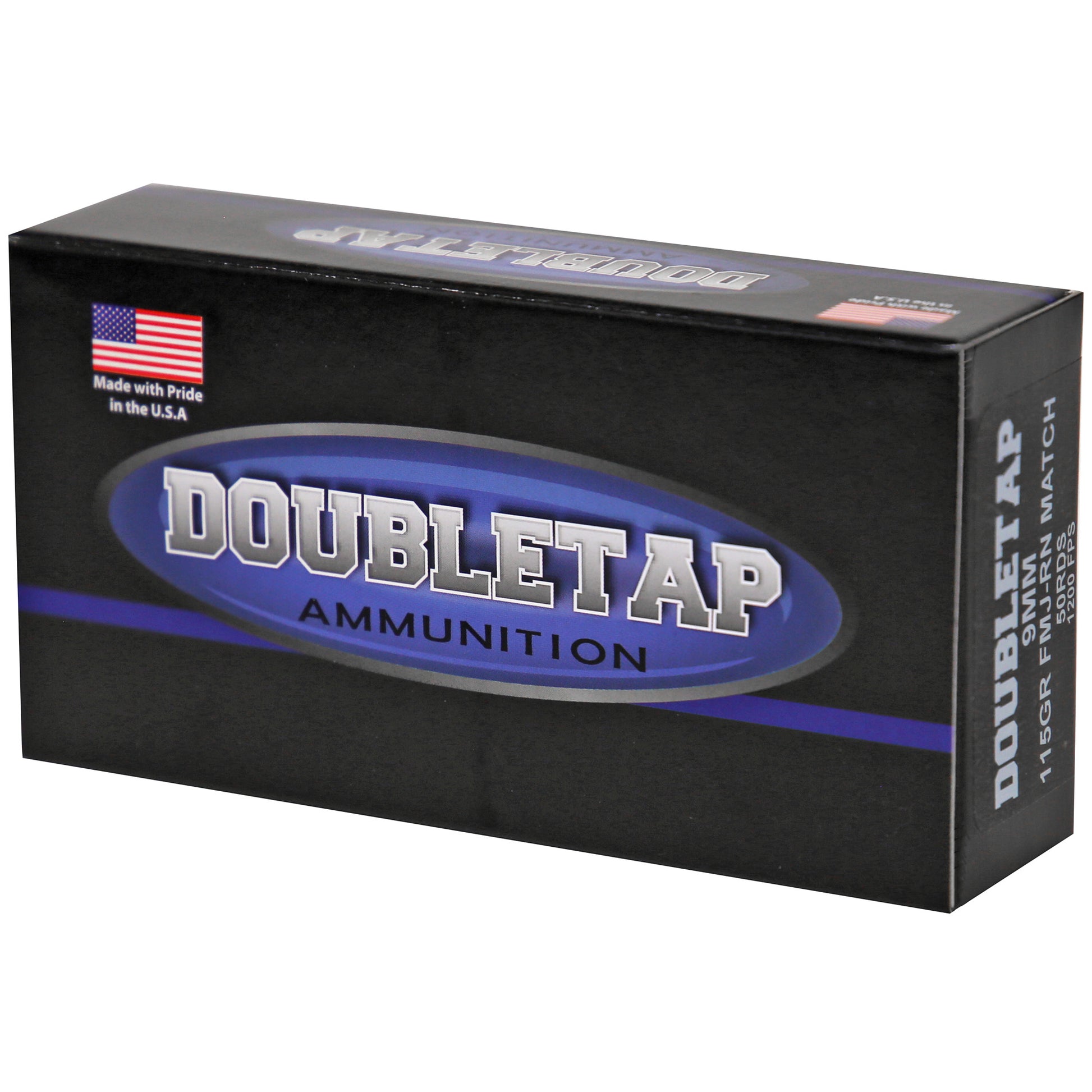 DoubleTap Ammunition 9mm 115 Grain Full Metal Jacket Target Ammo * Reliable and Accurate Shooting