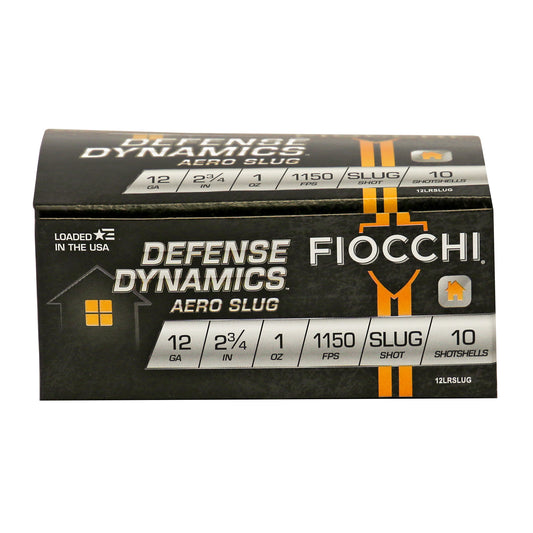 Fiocchi Ammunition 12 Gauge Aero Slug * Reliable 2.75 Inch Slugs for Personal Defense and Hunting