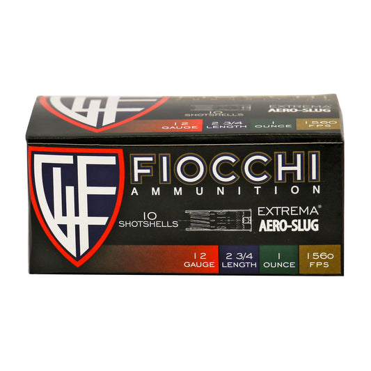 Fiocchi Ammunition 12 Gauge Aero Slug HV * Reliable Defensive Slug for Home and Personal Safety