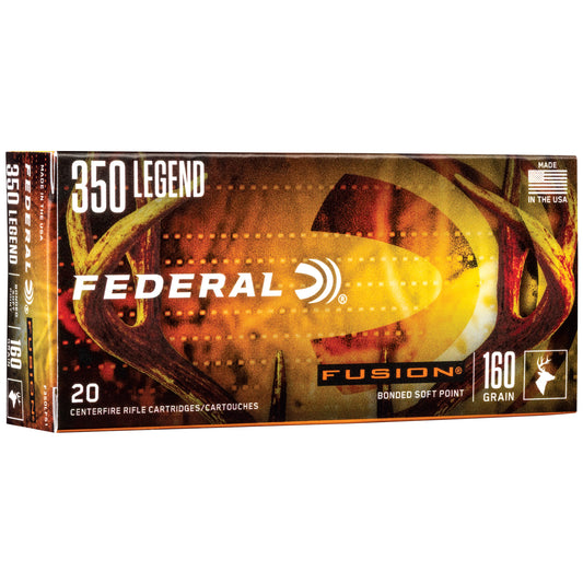 Federal Fusion 350 Legend 160 Grain Soft Point Ammunition * Exceptional Deer Hunting Performance