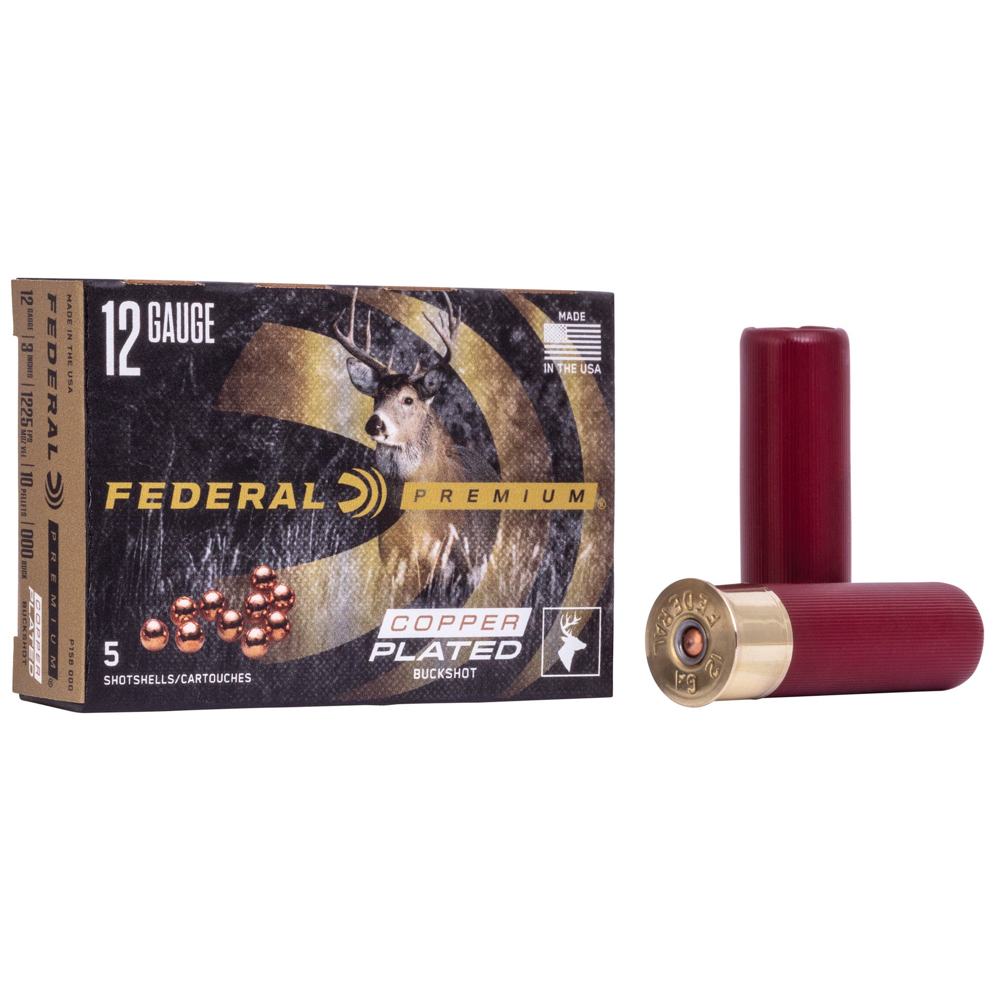 Federal Premium Vital-Shok 12 Gauge 000 Buckshot * High-Performance Hunting and Defense Ammunition