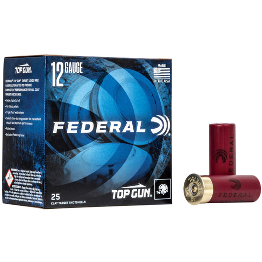 Federal Top Gun 12 Gauge 2.75-Inch #7.5 Lead Shot Ammunition (25 Rounds per Box, 250 per Case)