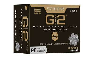 Speer Ammunition Gold Dot G2 .45 ACP 230 Grain Hollow Point - 20 Rounds per Box, 200 per Case