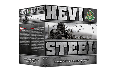 HEVI-Shot HEVI-Steel 12 Gauge 3-Inch #2 Steel Shotshells * 1 1/4 Ounce, Max Velocity for Waterfowl Hunting