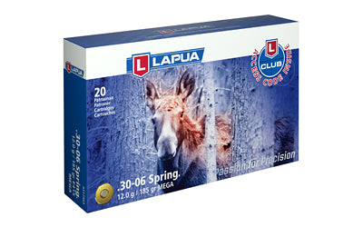 Lapua Mega 30-06 Springfield 185 Grain Soft Point Ammunition - 20 Rounds